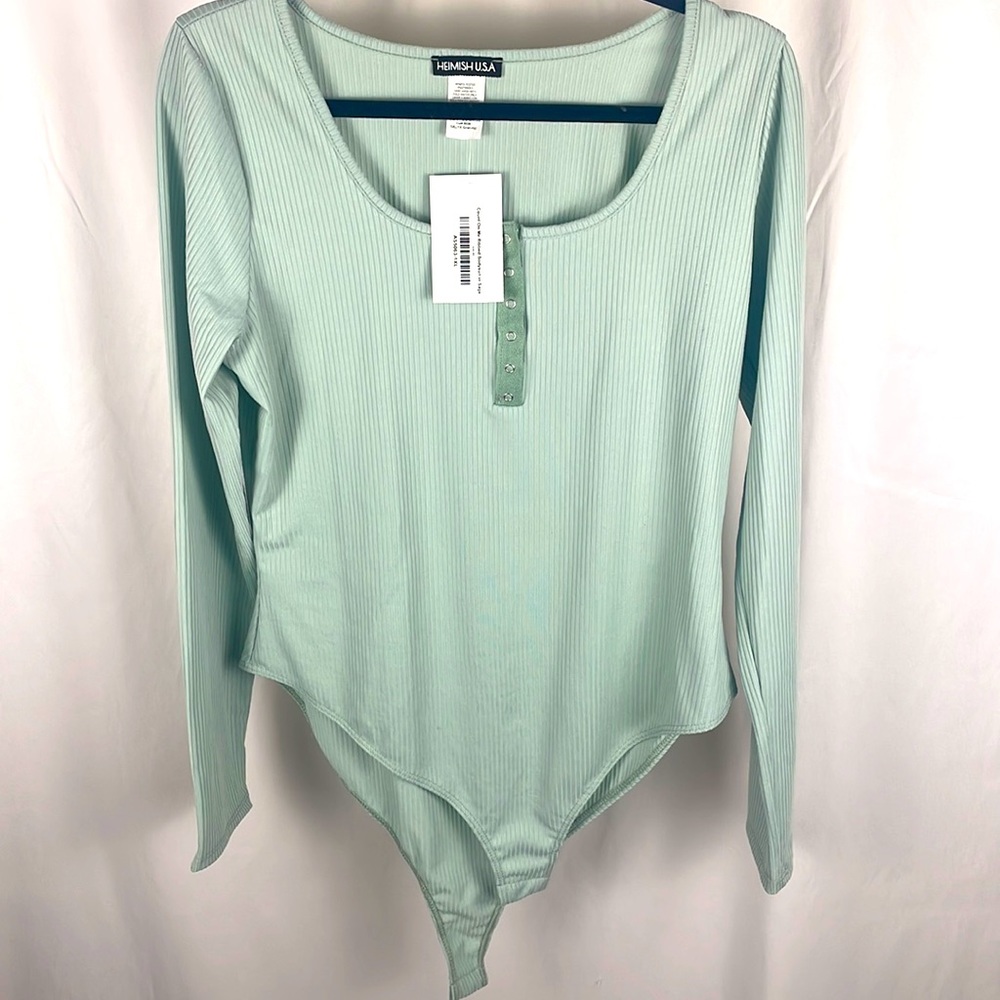 Heimish USA Bodysuit in Sage